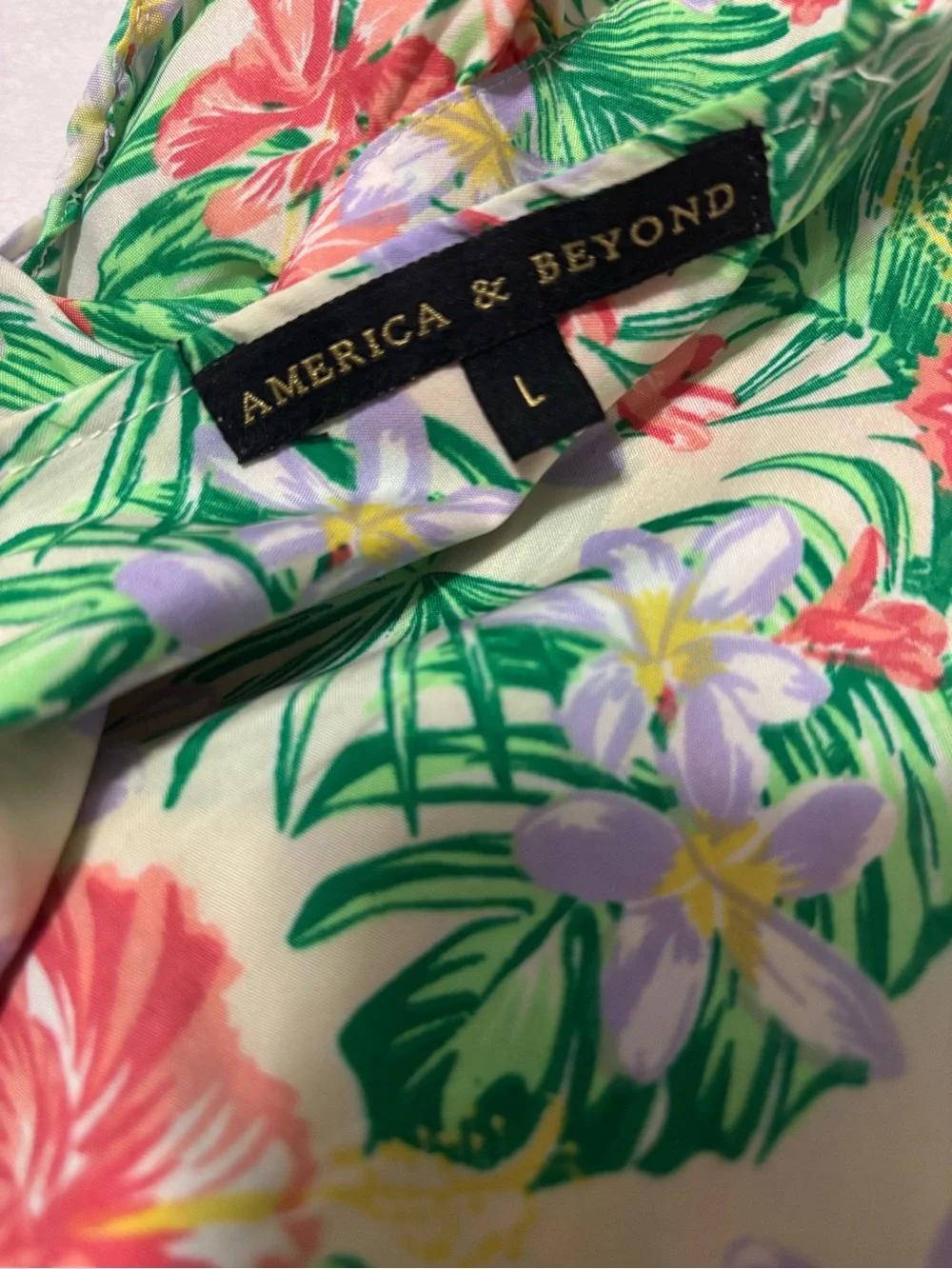 Floral Green Tropical Maxi dress